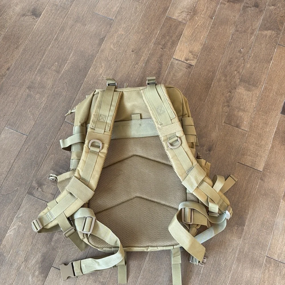 Tactical Tan Backpack - Picture 3 of 8